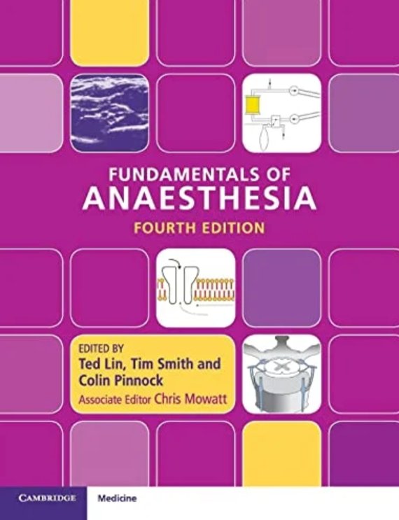 Book cover for the Fundamentals of Anaesthesia the 4th edition